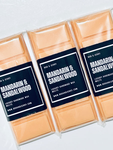 Bergamot & Sandalwood Luxury Soy Wax Melts