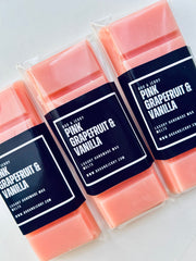 Pink Grapefruit & Vanilla Soy Wax Snap Bar