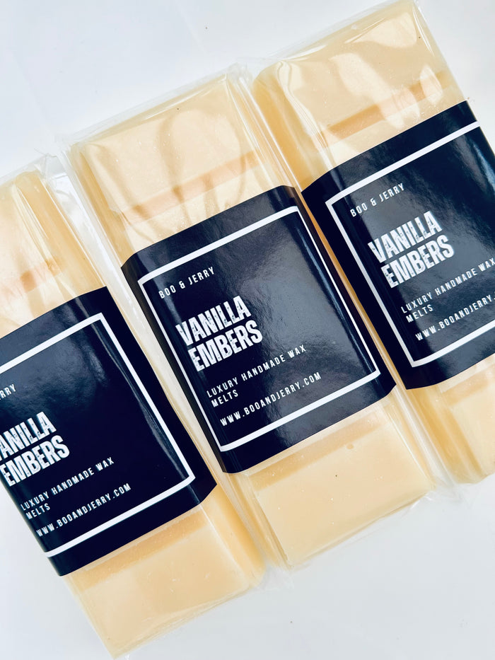 Vanilla Embers Soy Wax Melt Bar
