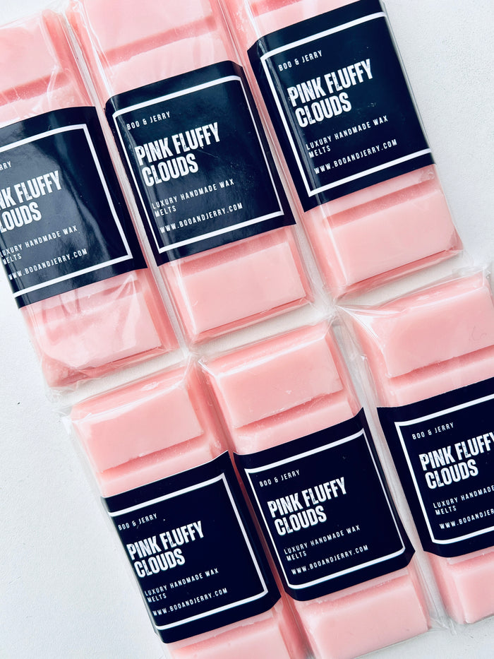 Pink Fluffy Clouds Soy Wax Snap Bar