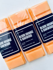 Blood Orange & Oakwood Soy Wax Snap Bar