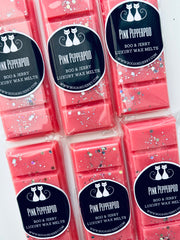Pink Pepperpod Soy Wax Snap Bar - Boo & Jerry