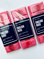 English Rose Soy Wax Snap Bar