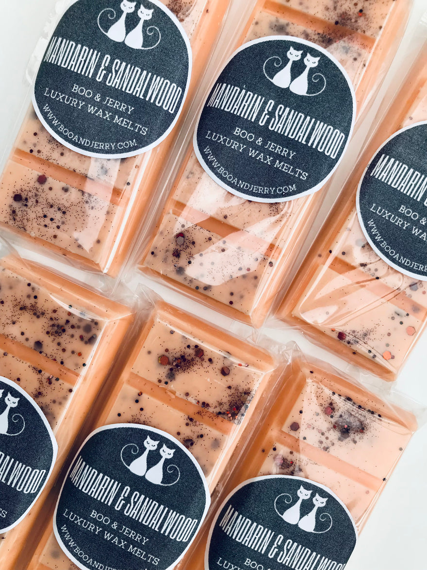 Mandarin & Sandalwood Soy Wax Snap Bar