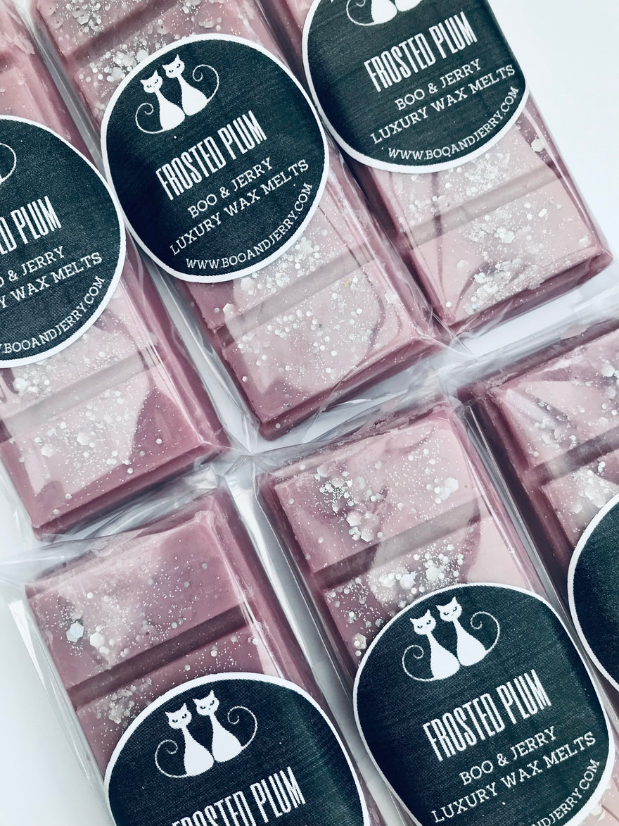 Frosted Plum Soy Wax Snap Bar